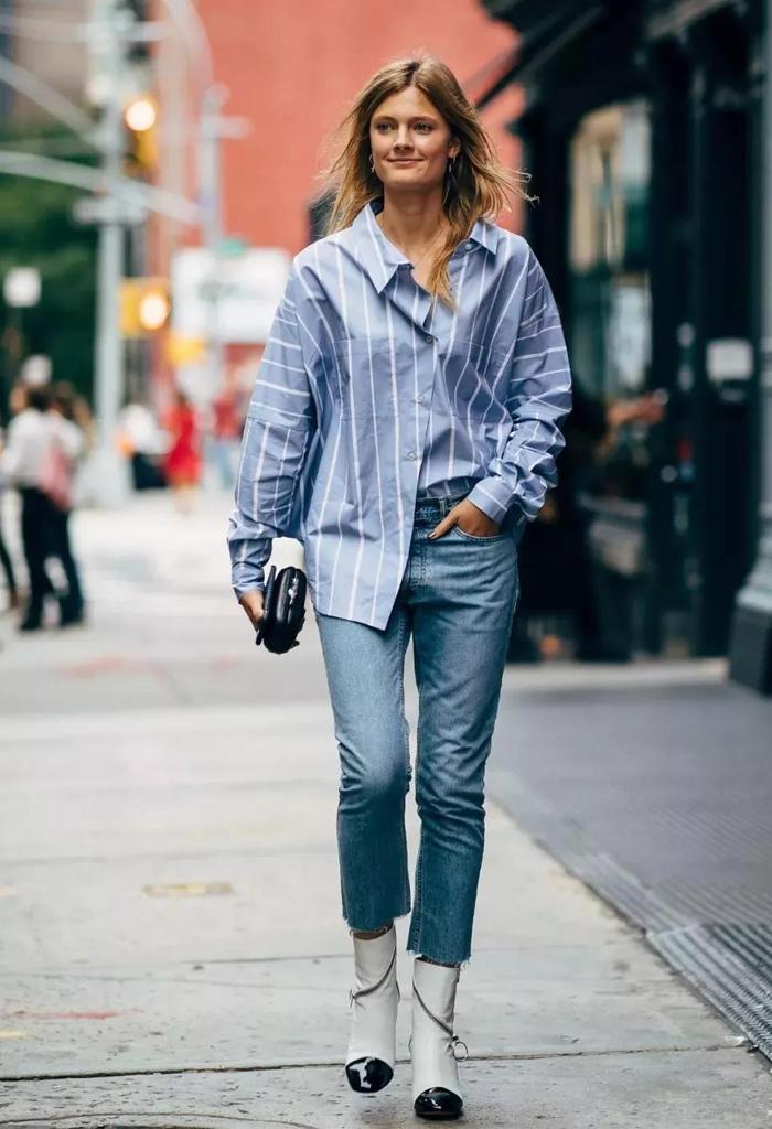 塞衣角穿法,塞衣角技巧让你时髦满分