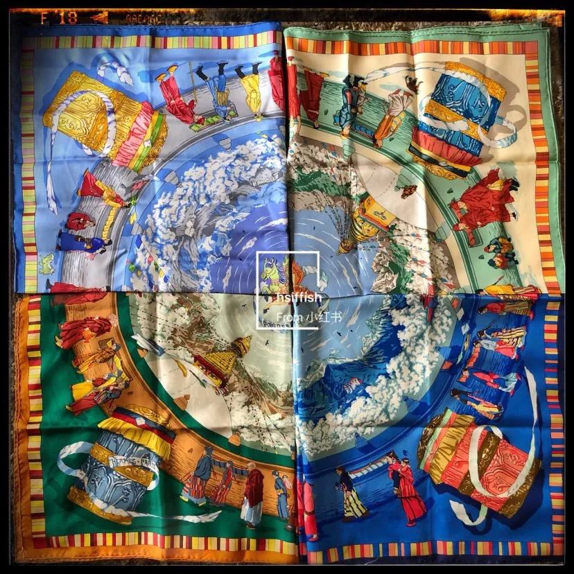 爱马仕丝巾为啥这么贵？7万多种颜色耗时两年看完就觉得值了