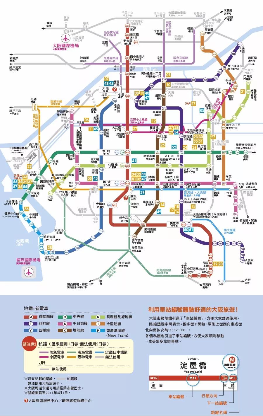 大阪周游卡地铁是免费吗,大阪周游卡坐地铁