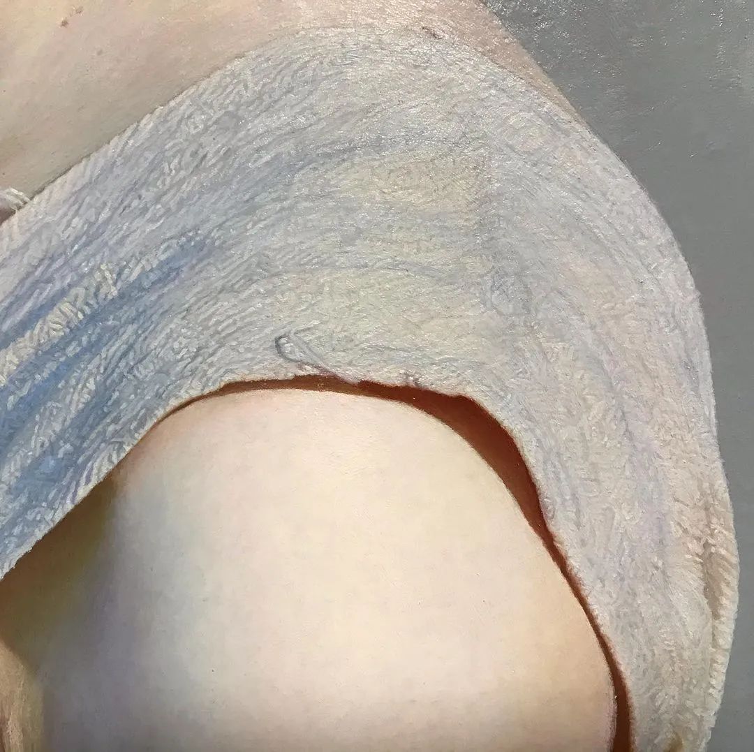 日本90后画家超写实绘画作品欣赏,日本画家画小清新少女