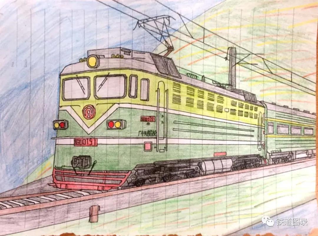 铁路人文:手绘火车
