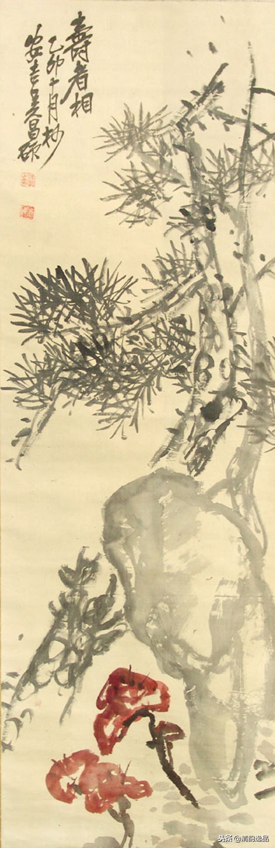 一代宗师吴昌硕作品欣赏,吴昌硕花鸟技法讲解