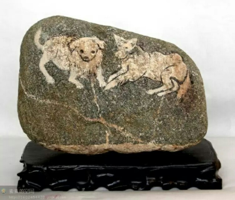 海洋玉髓象形图纹玛瑙,高收藏价值的水纹石图文