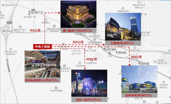 西安中南上悦城离哪个地铁口近,西安中南上悦城周边规划