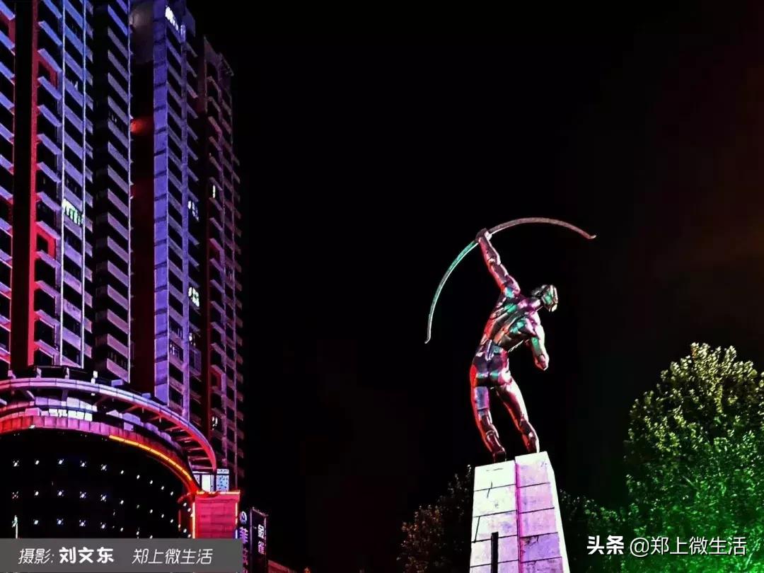 魅力小城夜景,魅力上街诗歌