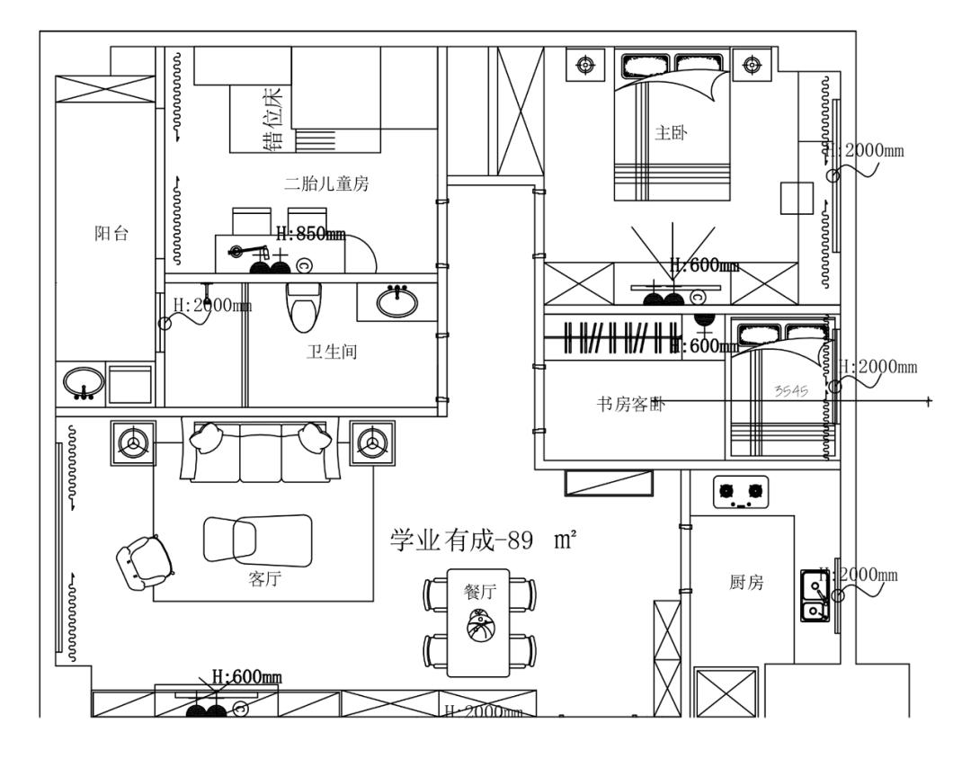 四中学区房样板间,学区房全新装修拎包入住