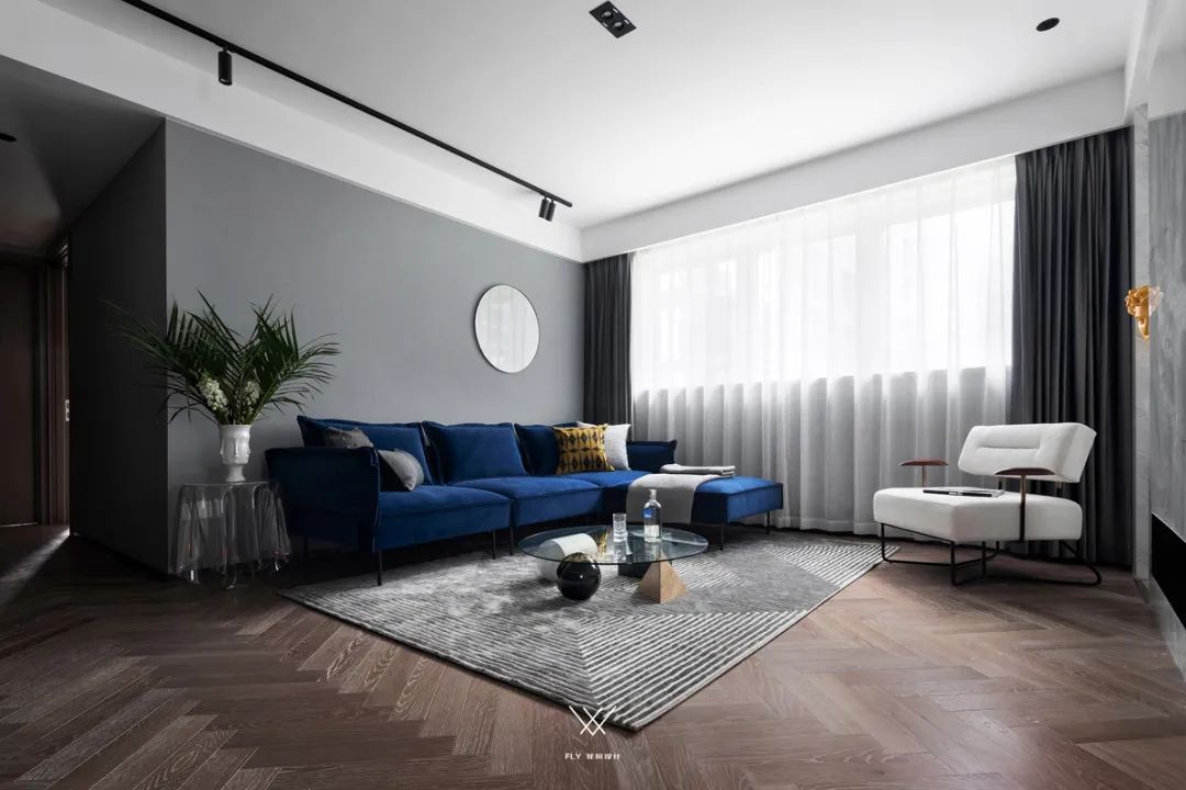 120平极简轻奢风,120平奢华简约风