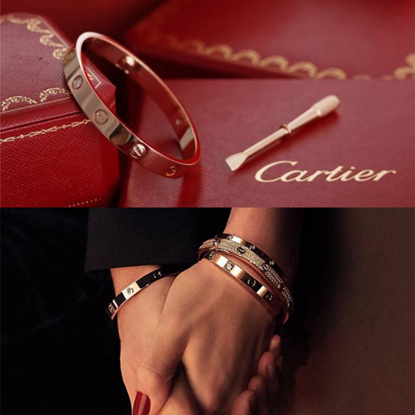 卡地亚情侣手镯推荐，戴上一出手你就赢了