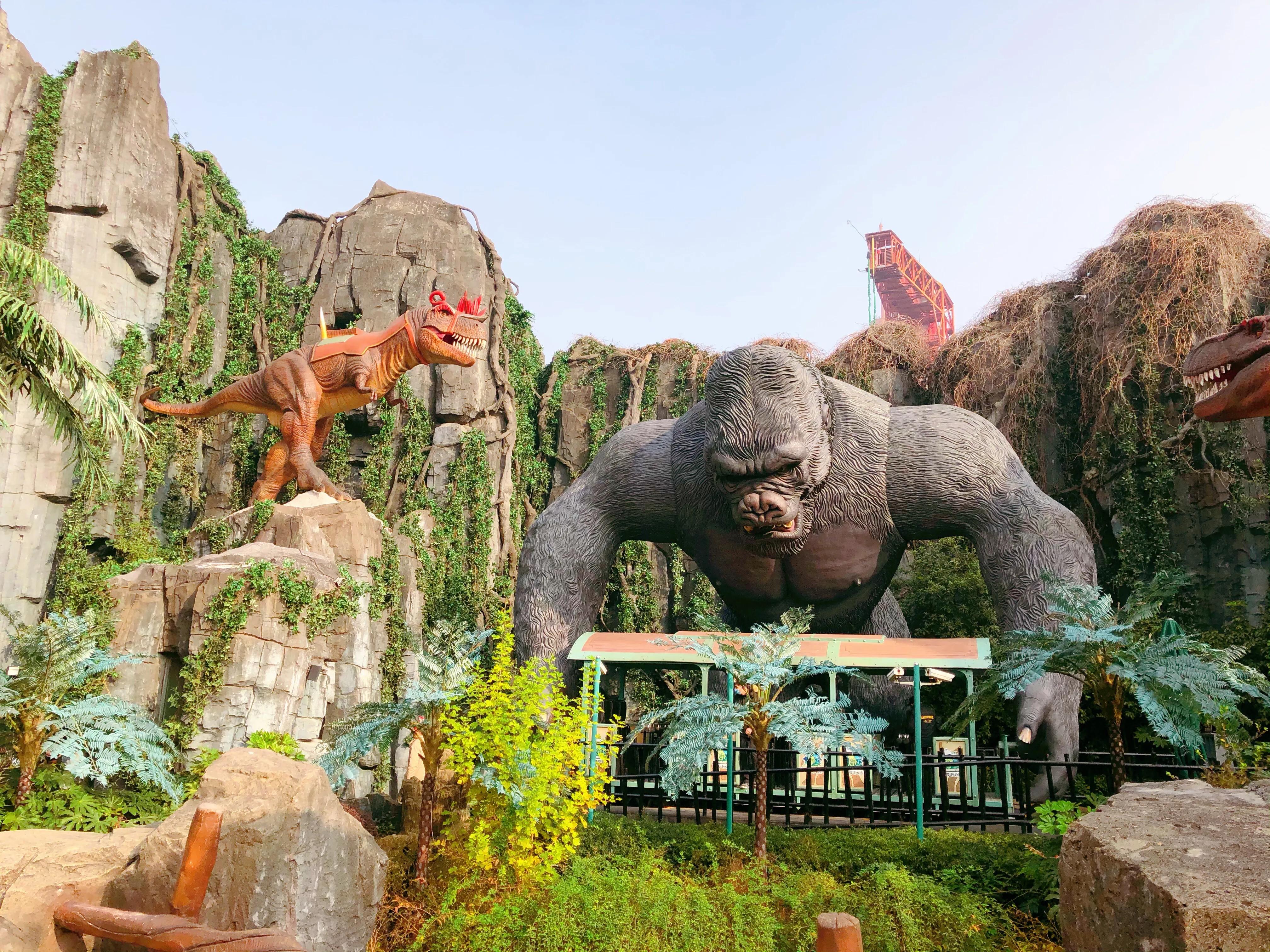 常州中华恐龙园穿越侏罗纪视频,常州中华恐龙园2021年清明节