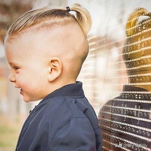 经典阳光帅气小男孩发型,最帅气的男宝宝的发型图案