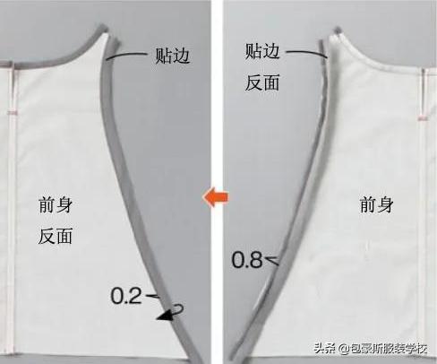 前后双面系带围裙效果附图纸,宝宝前后双面系带围裙