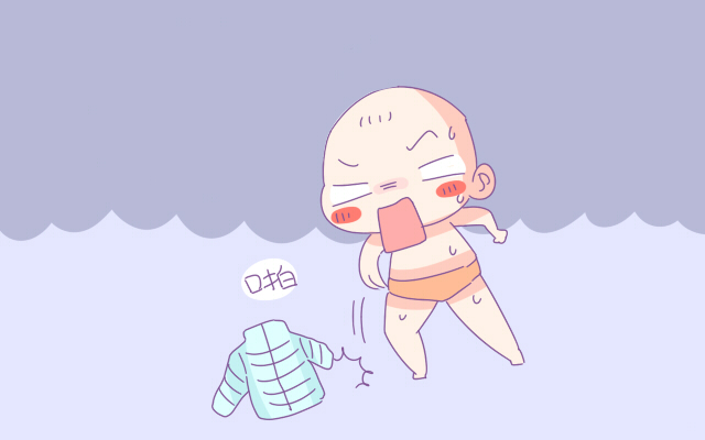 宝宝出汗是衣服穿多了吗,宝宝出汗了还是烧