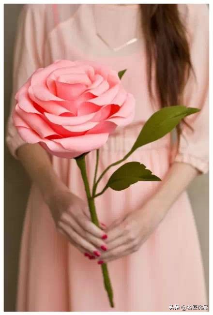 折纸大全玫瑰花简单步骤,折纸玫瑰花最简单最好看的做法