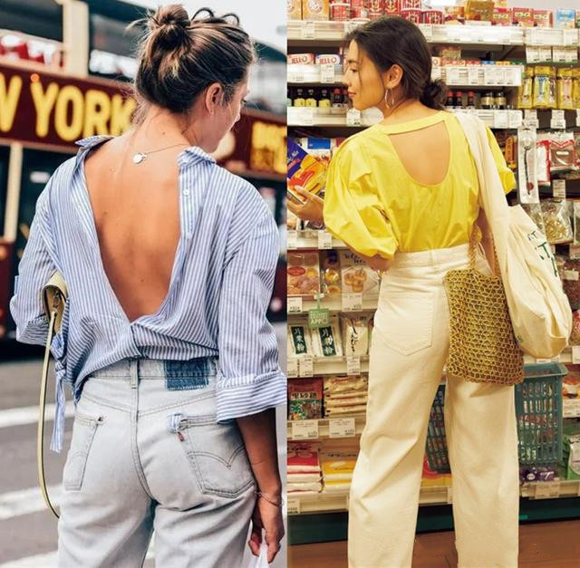 露背怎么穿出美背效果,背肉肉多怎么练