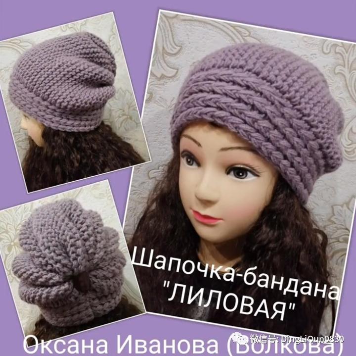 针织特色造型帽子,针织帽原创设计分享