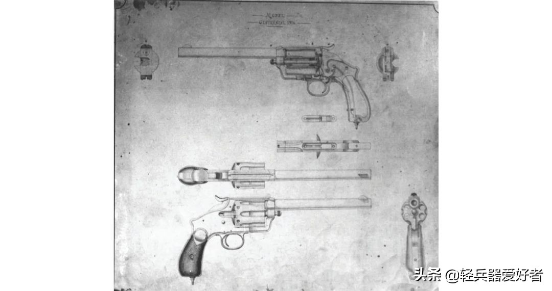形状奇特的转轮手枪,摆出式转轮手枪