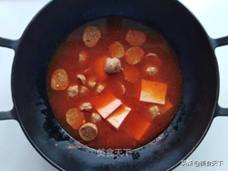 开胃番茄虾滑的做法,开胃魔芋贡菜素虾滑