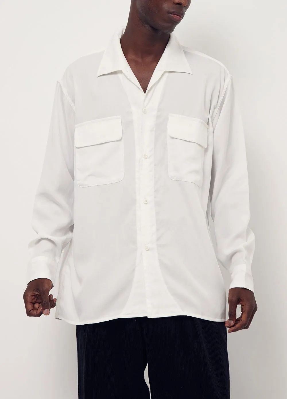 日系复古长袖衬衫,复古绣花领长袖