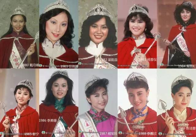 那些年的香港美女,为什么以前香港小姐这么出名