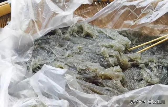 湛江特色小吃粉子,湛江遂溪小吃薯粉粒