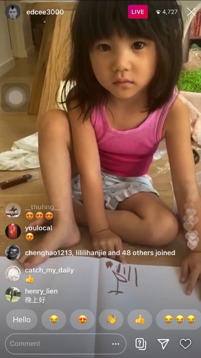 陈冠希发文报喜,3岁陈拉雅手握代言超5个,遗传超模妈妈气质