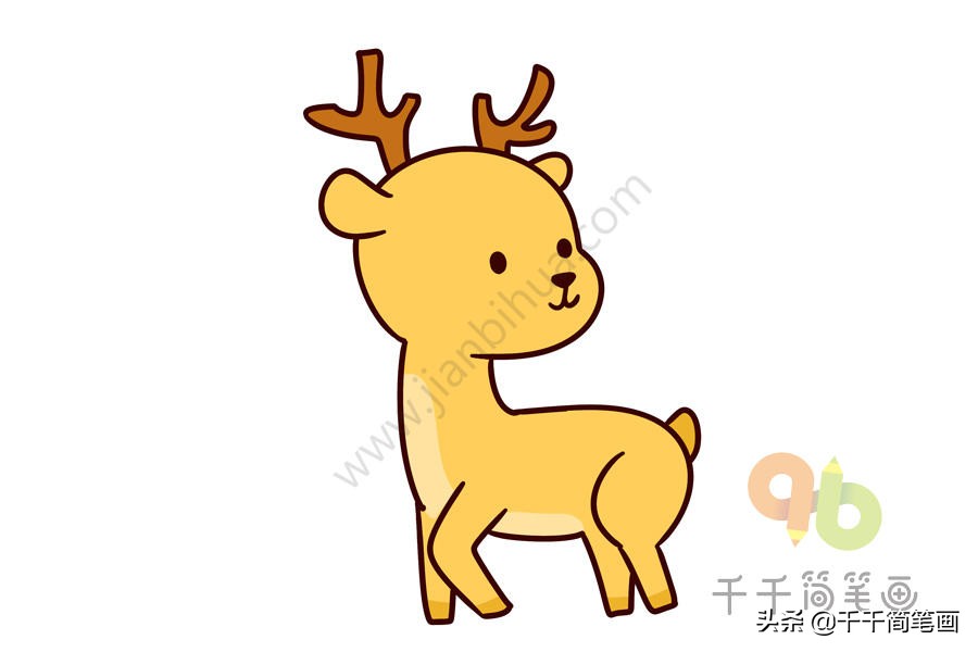 20种常见动物简笔画,儿童简笔画入门动物0-3岁零基础
