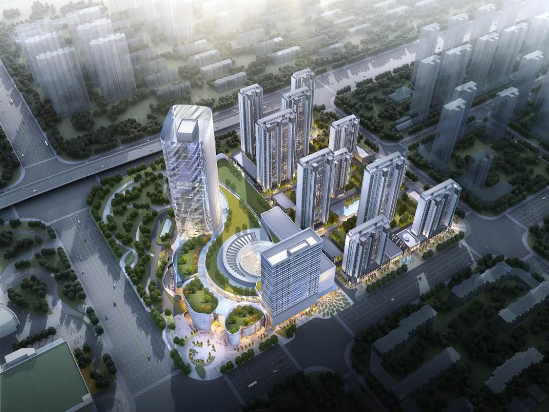 160米！沈阳“中海和平之门”商业部分封顶