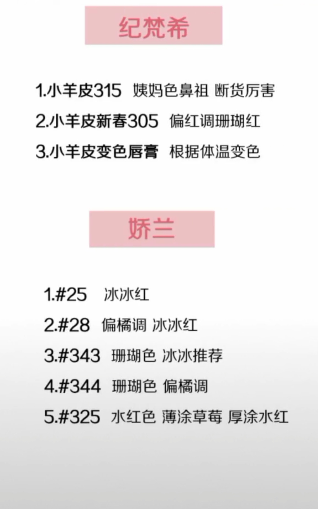 大牌玫红色口红色号推荐 (大牌口红必买色号推荐和价格)