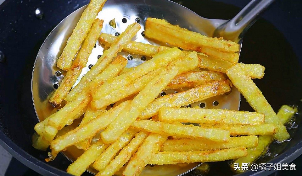 超大薯条的做法好简单立马收藏,薯条的做法教程超简单