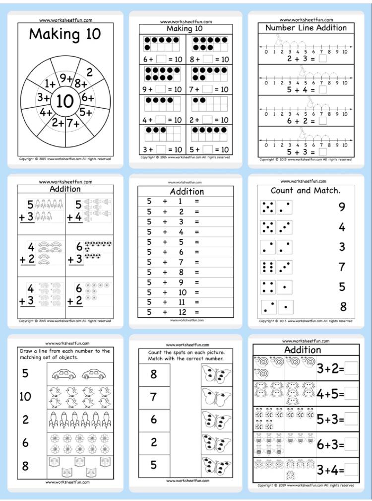 幼小衔接|（超全）10以内加法练习汇总，家长不要到处找了