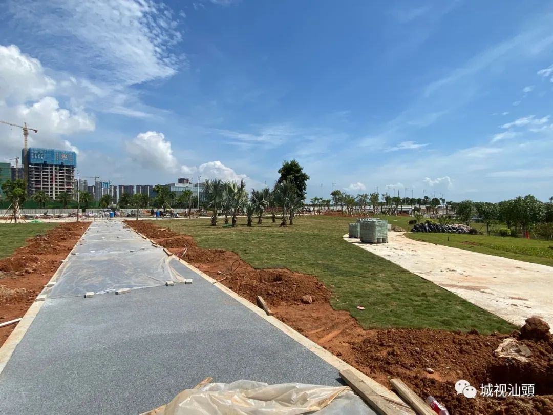 汕头东海岸新溪侨韵公园规划详图,新建的汕头东海岸公园
