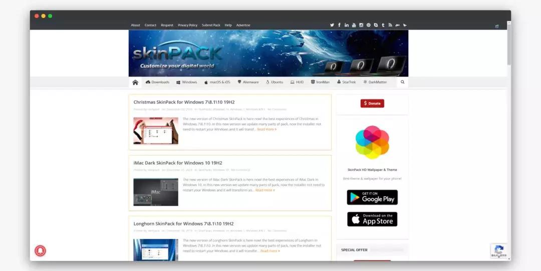 windows系统桌面改造大全,如何把win10桌面布置成macos风格