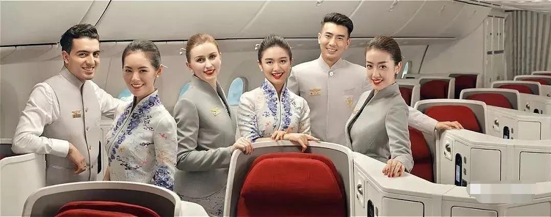 中国国际航空空姐黑白制服,各大航空公司制服照片