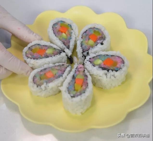 简单易做的樱花寿司,好看好吃更好学,孩子们秋游都抢着吃