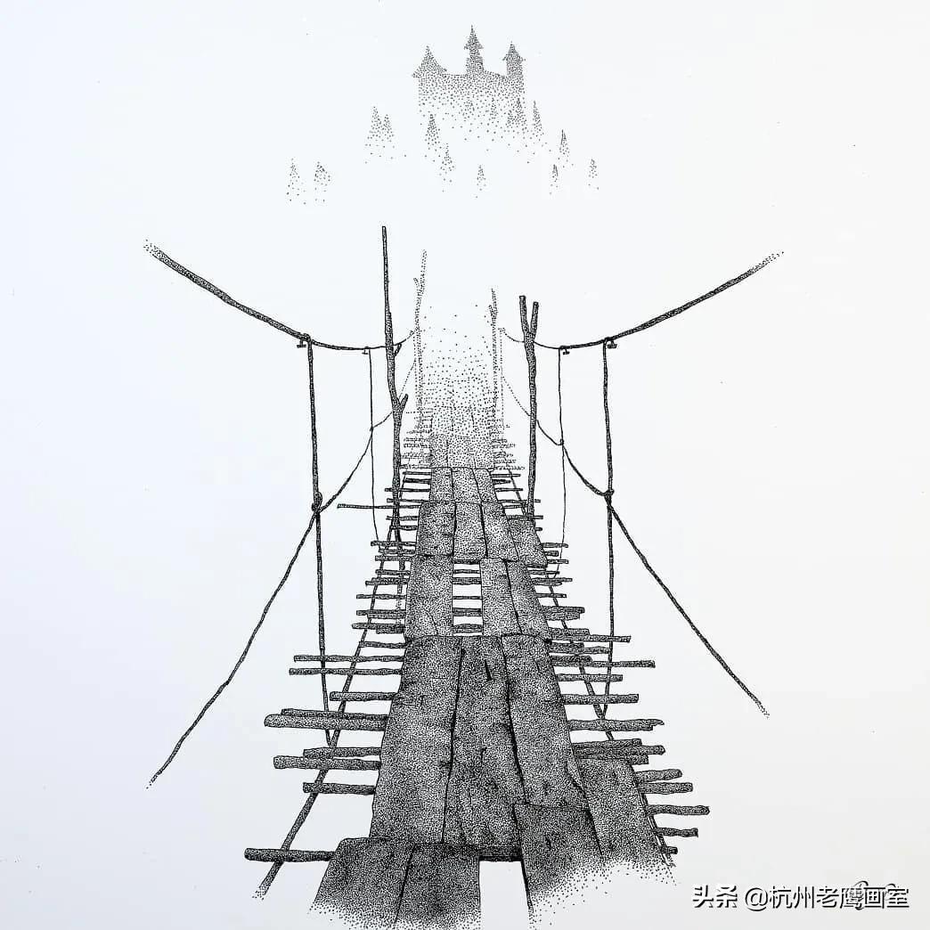 创意素描作品7-8岁,一组有趣的雕塑