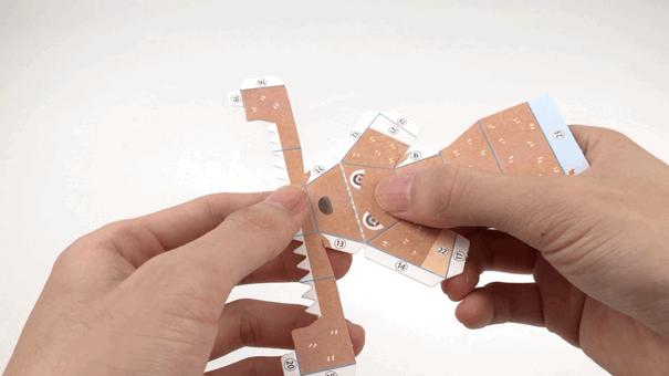 把纸片玩“活”了!能后空翻还会咬人,日本纸艺大师震撼之作