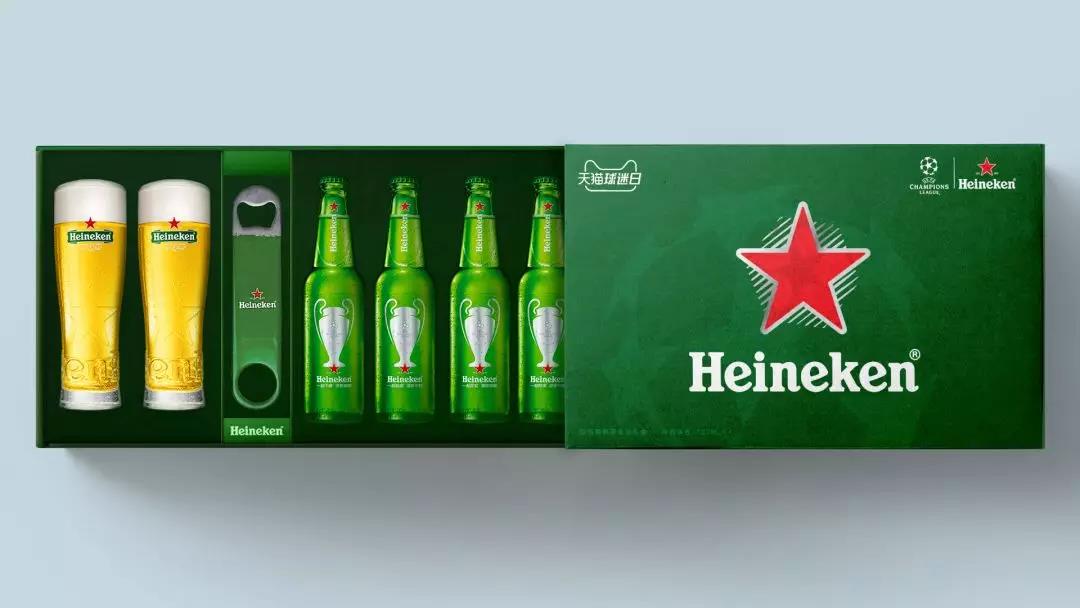 玛丽黛佳×喜力啤酒定制欧冠专属礼盒，原谅色口红来啦