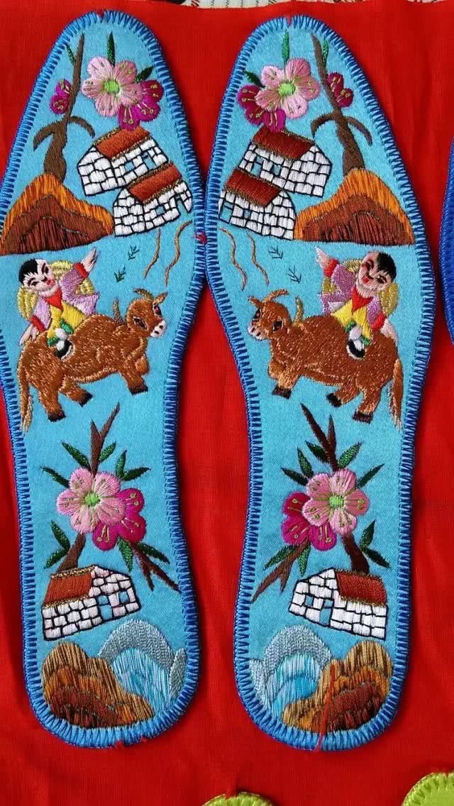 鞋垫图案360种大图超简单,最简单的十字绣鞋垫子图案