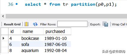 mysql表分区后的多条件查询,mysql数据库已有表建分区