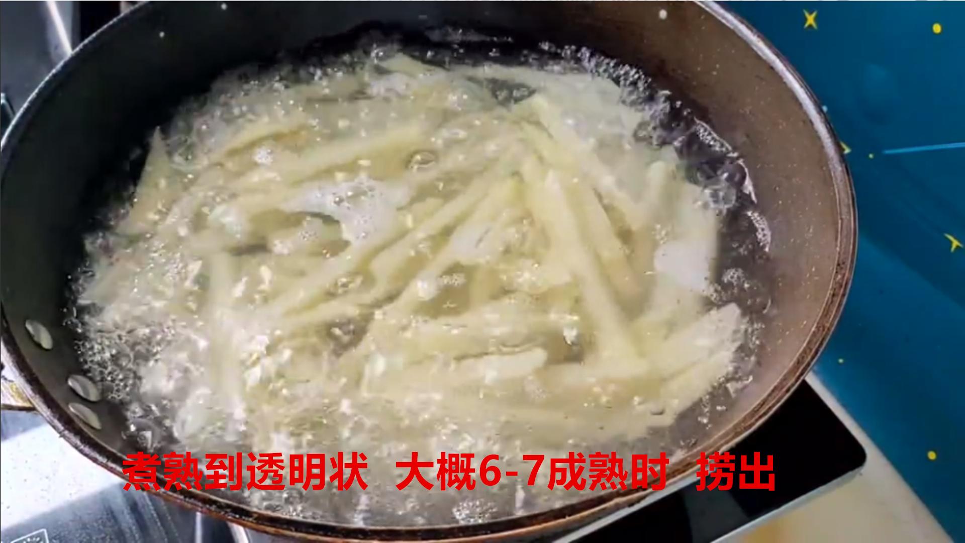 怎么做脆薯条又简单又省时间,薯条家庭自制做法外酥里软