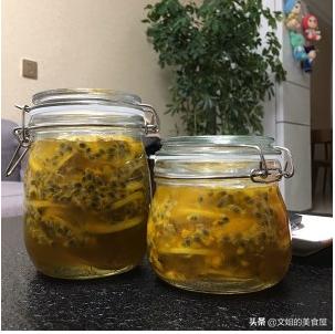 不带小青桔的百香果柠檬茶,制作百香果柠檬茶教程