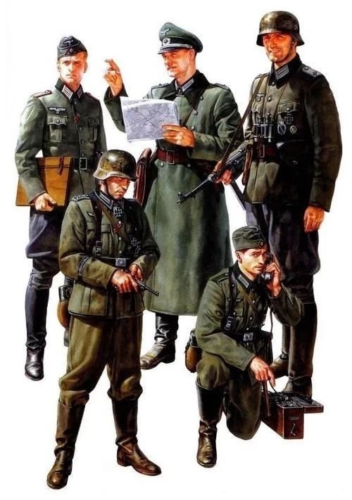 德军士兵画像,二战德军帅气图片