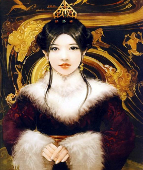 「汉装潋滟」德珍彩绘古典美人