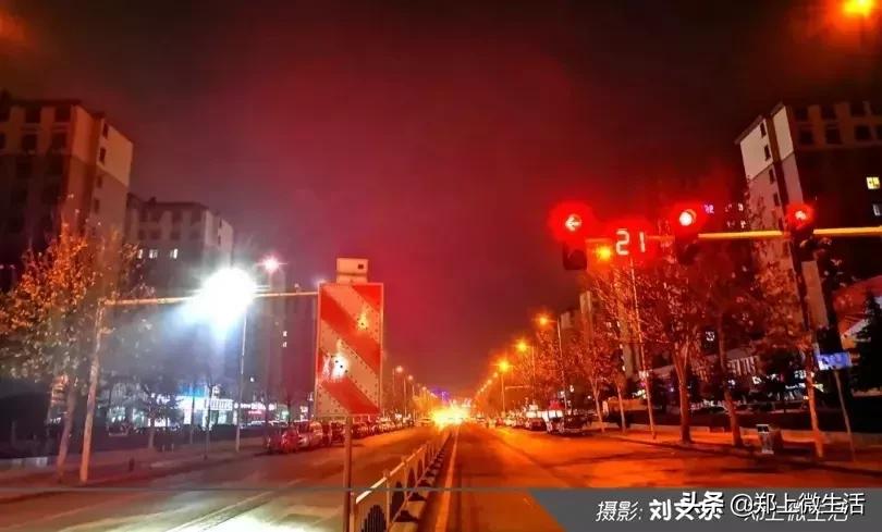 魅力小城夜景,魅力上街诗歌