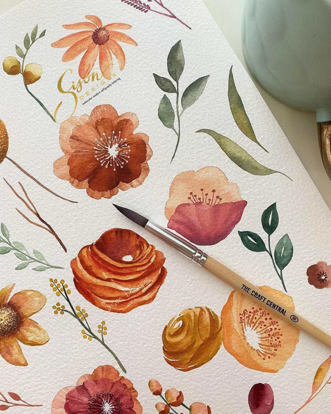 水彩手帐简单教程,水彩笔就能搞定的手账