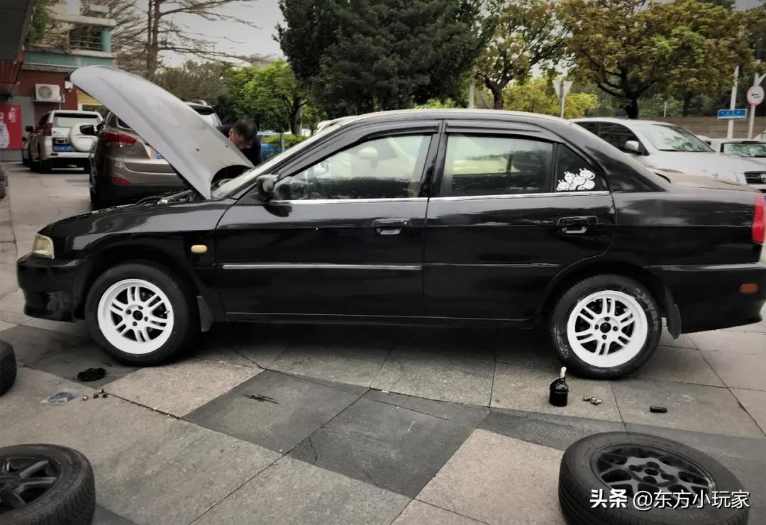 爆改的菱帅下赛道,菱帅200匹下赛道