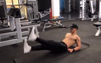 腹肌训练强化下腹及人鱼线,下腹腹肌训练最好的一个动作