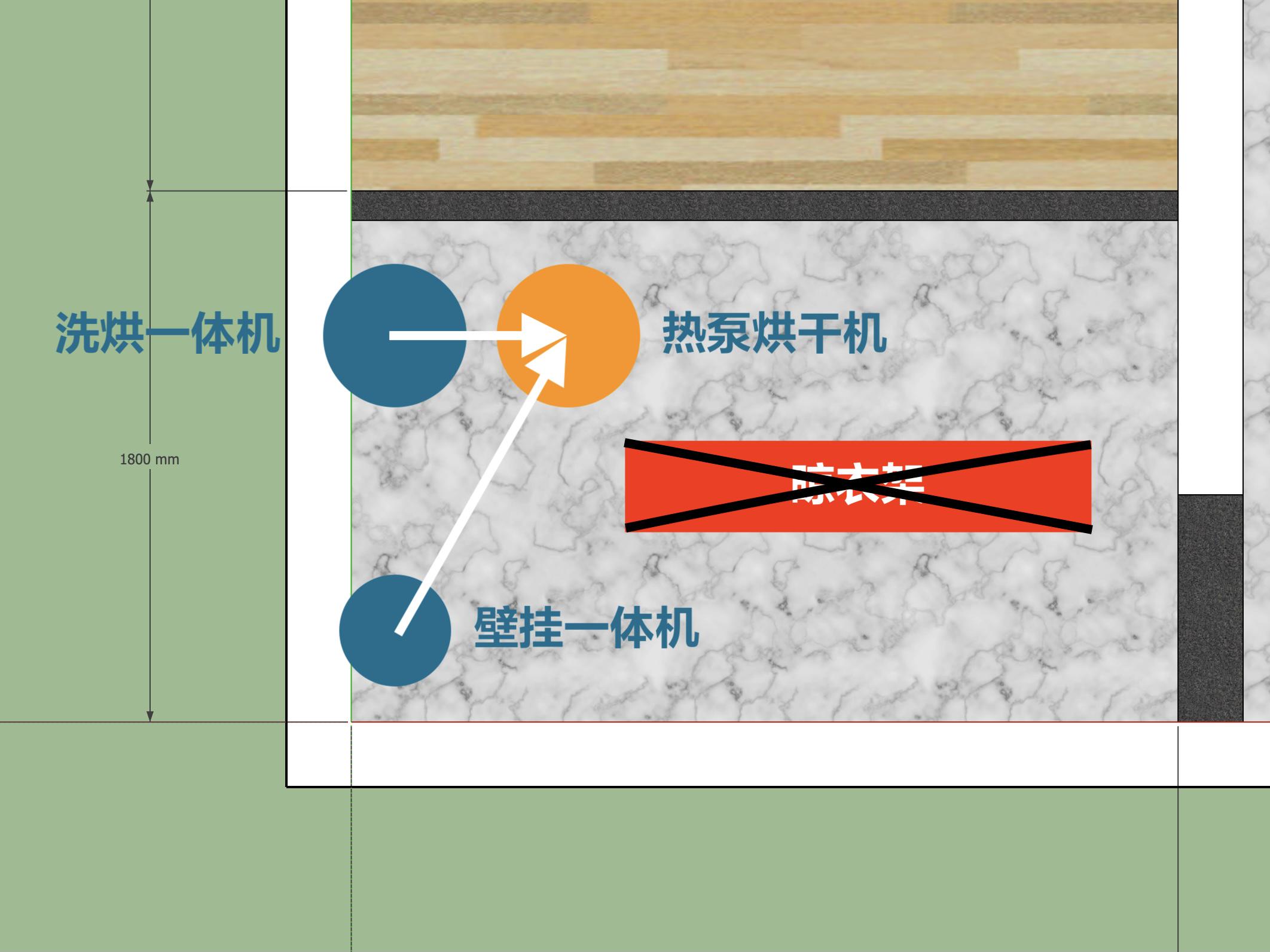 一字型洗衣房怎么布置好看,一平米洗衣房晾衣设计
