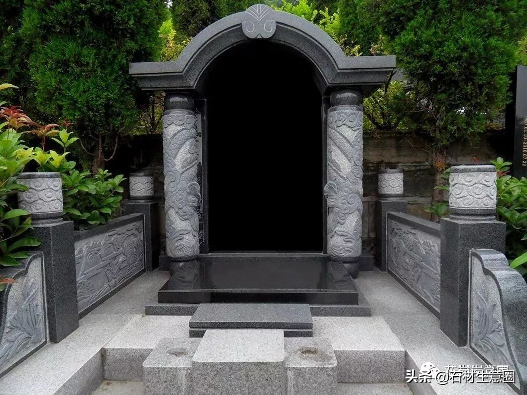 墓碑石材产地及价格,100种墓碑图片