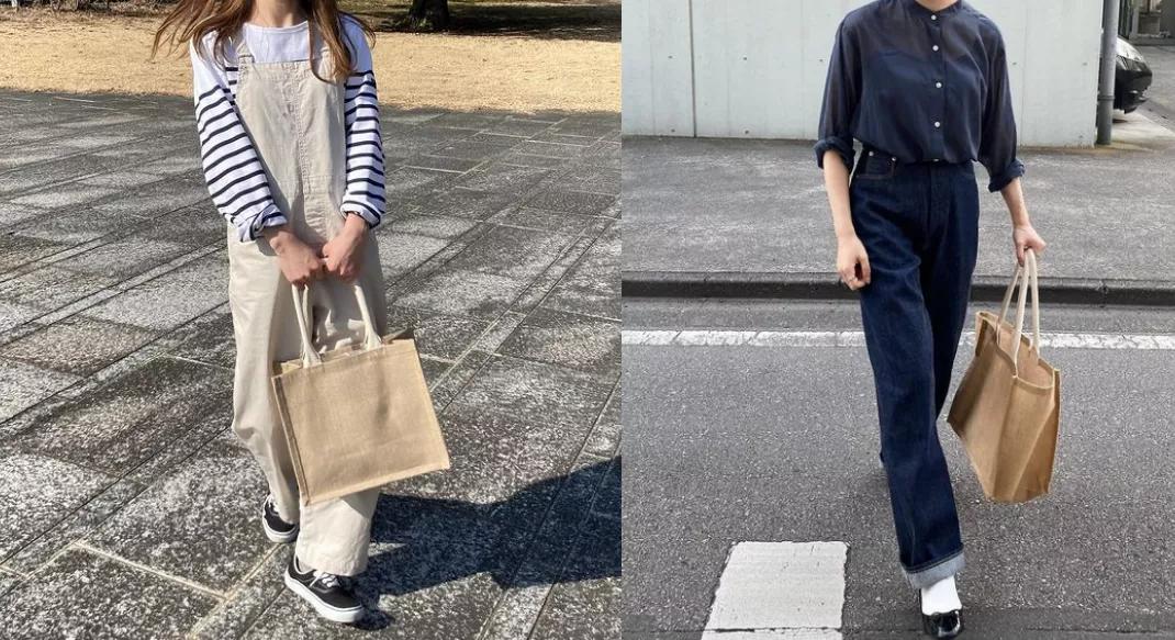 muji麻袋包限定,muji的小号麻袋